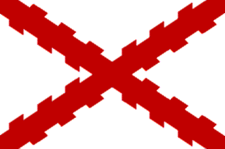 Puerto Rico Cross Of Burgundy Flag