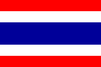 Red white blue vertical striped flag